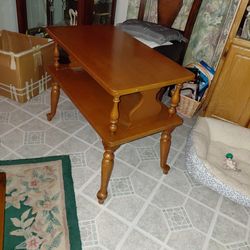 Solid Wood 2 End Tables