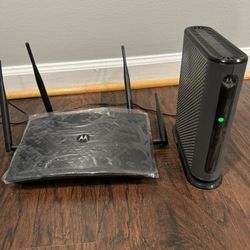 High Speed Motorola Modem and Router (Combo)