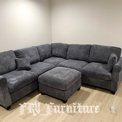 New Dark Gray Sectional 