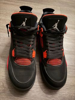 Air Jordan 4 Retro 'Red Thunder' Sneaker | Mens US 10 EU 44