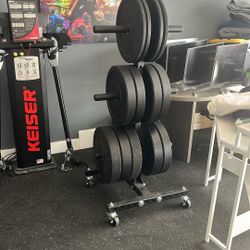 Weight Rack With Weights