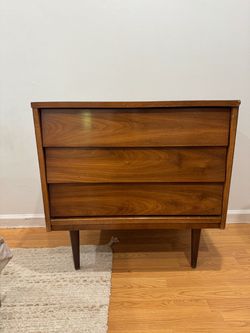 Mid  century modern nightstand