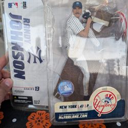 McFarlane Toys MLB Baseball Series 13 Johnson New York Yankees Action Figure MIB
