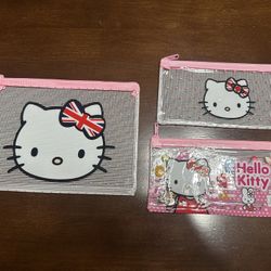 Hello Kitty Pencil Case Small $3, Large $5