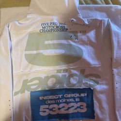 white sp5der hoodie