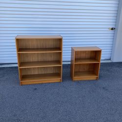 Mid Century Modern Teak Bookshelves 