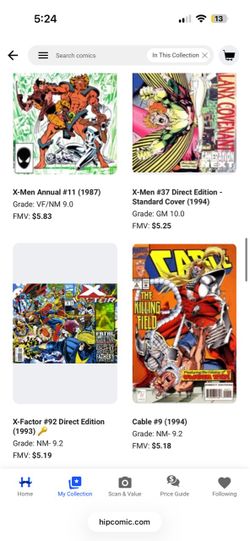 Marvel Comics Lot – X-Men, X-Factor, Cable