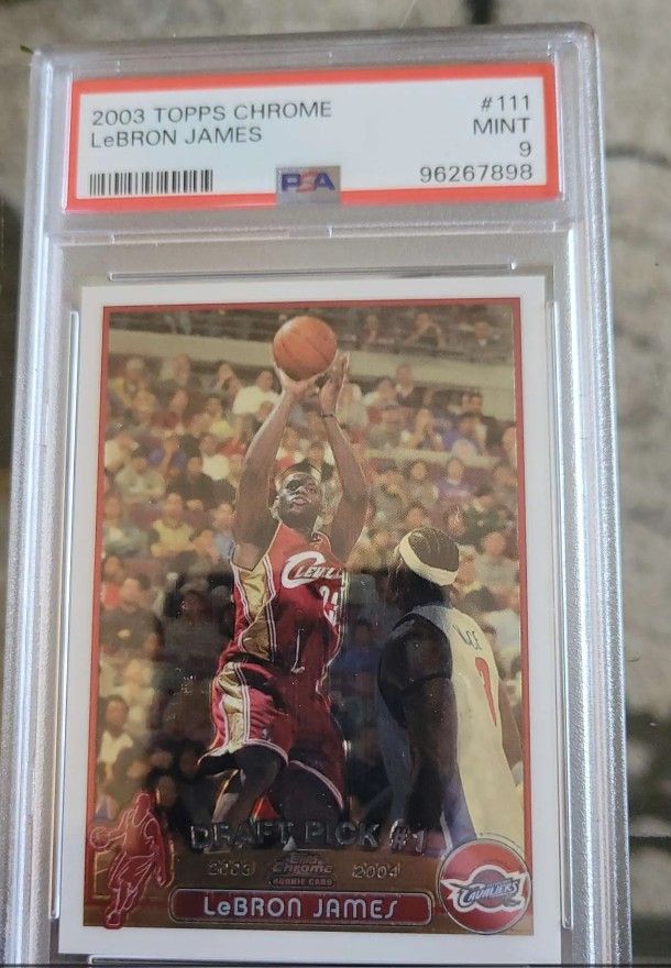 Lebron James 2003 Topps Chrome Rookie+MLB LOT