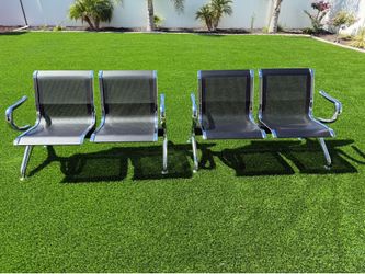 Commercial Waiting Room Chairs –  (2 Units / 4 Seats Total)
