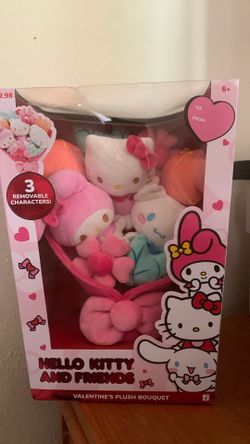(2) New!!!!! Hello Kitty Valentine’s Plush BOUQUET!!!! 