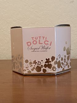 Tutti Dolce Candle Sugar Wafer Bath & Bodyworks retired limited edition brand from Italy