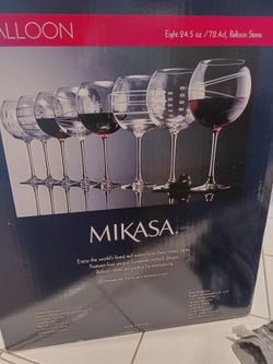 Mikasa Etched Wine Glasses