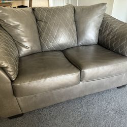 Leather Sofa And Lovesest