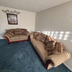 Couch and loveseat