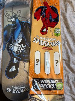 HUF x Marvel Amazing Spider-Man Skateboard Deck