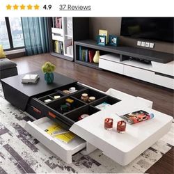 Living Room Coffee Table And TV Stand Set