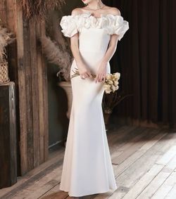 White event dress- Size S