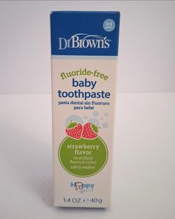 Fluoride free baby toothpaste