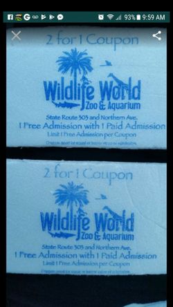 buy one get one free (zoo coupons)