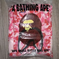 Pink Xl A Bathing Ape Hoodie