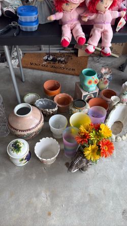 Various vases