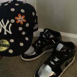 Fitted Newyork Hat & Jordans Combo