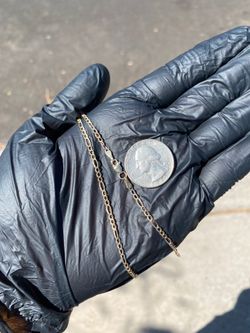 10k Gold Figaro Chain
