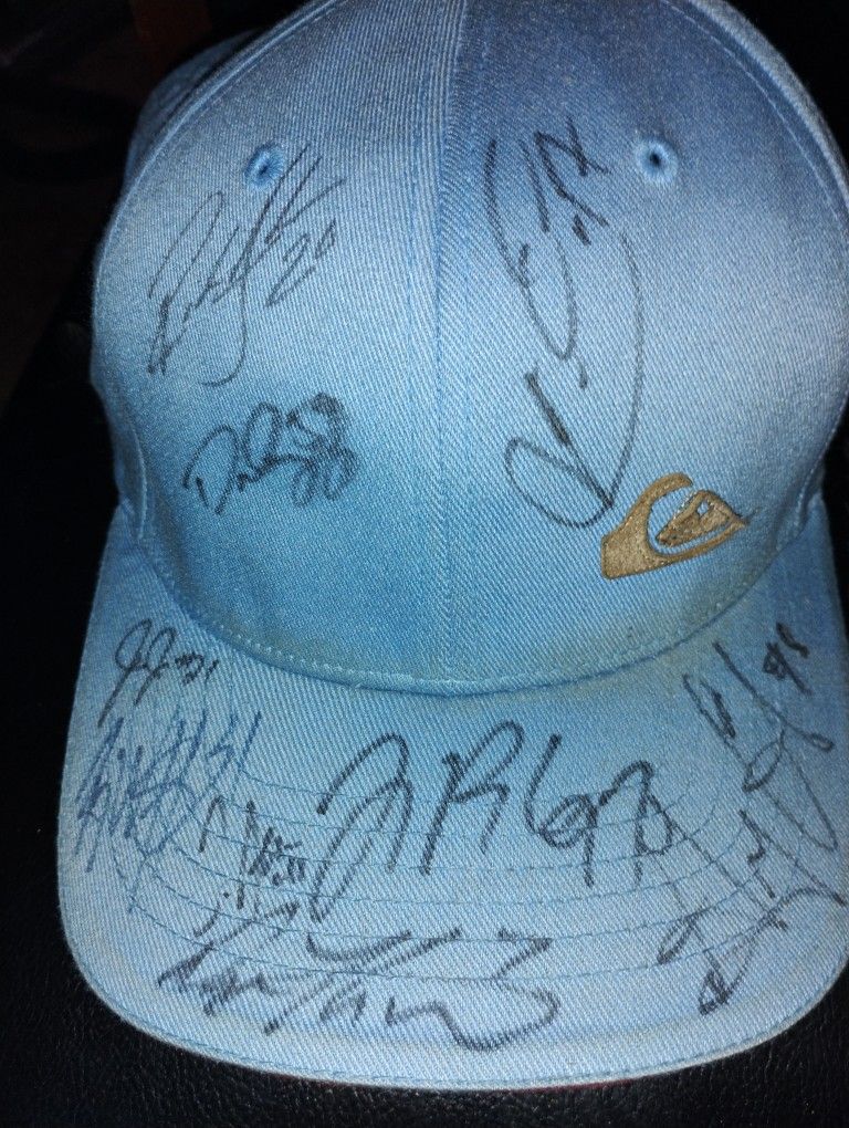 Signed Cap.   Autographed   
