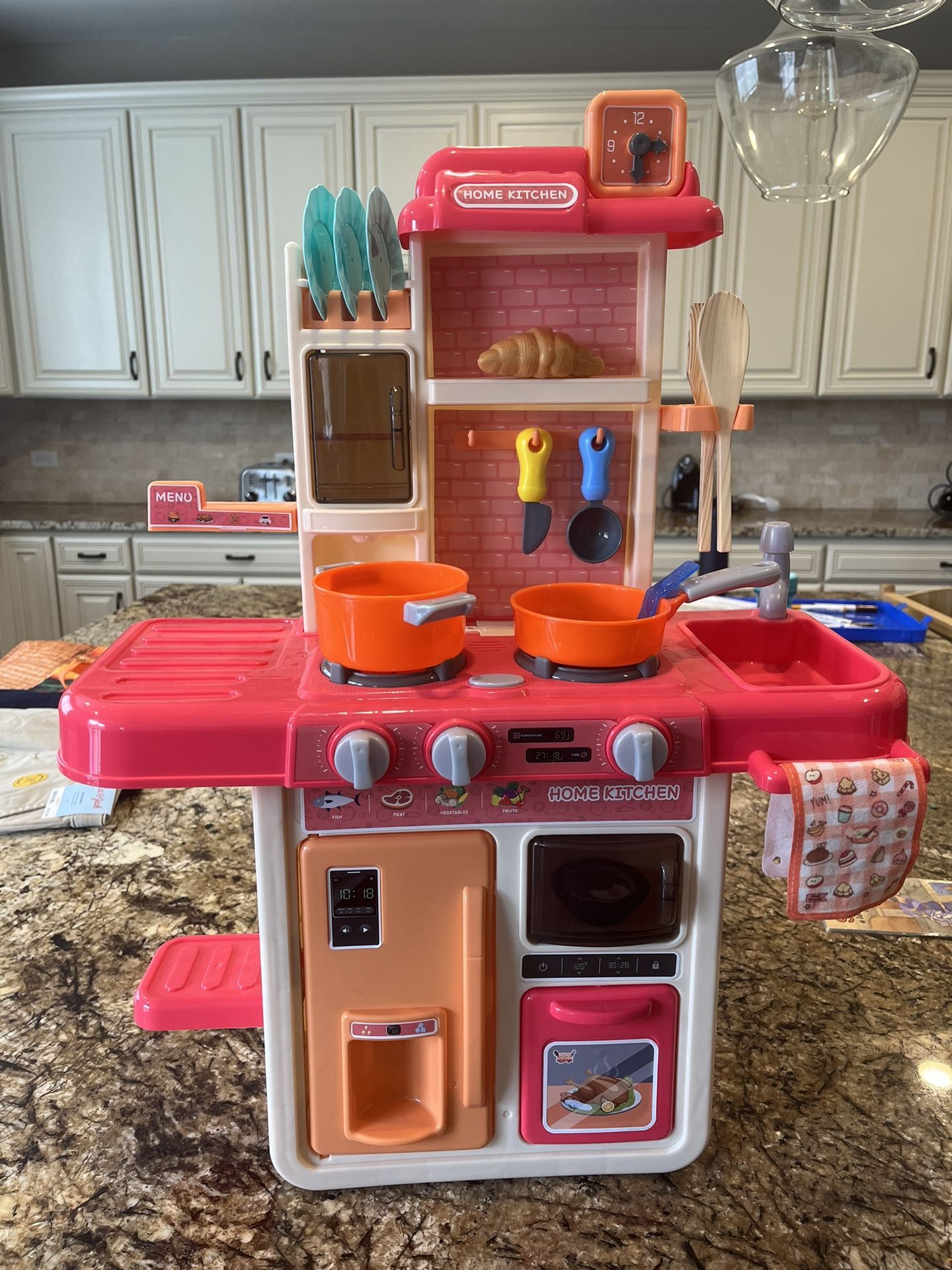 Play Kitchen With Accessories 