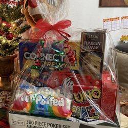 Family Board Game Christmas Baskets