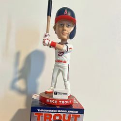 Mike Trout Throwback Bobble Head
