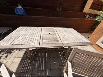 Teak Outdoor Set