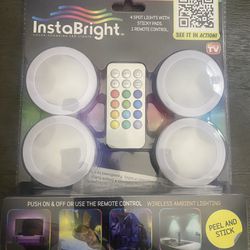 Instabright 4 Spot Lights With Remote 