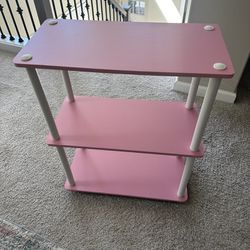 3-Tier Pink Shelf