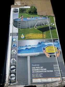 Best ways above ground pool new in box never used