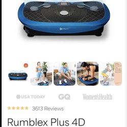 like new Rumblex Plus 4D Vibration Plate By: Lifepro