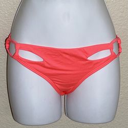 Victoria's Secret Coral Cut Out Bikini Bottom