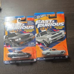 Hot Wheels  F&f $5each 