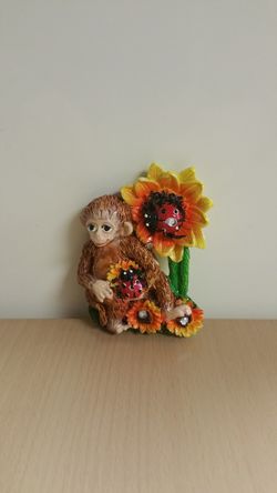 Monkey / Ladybug _ Fridge Magnet ( NEW ) refrigerator