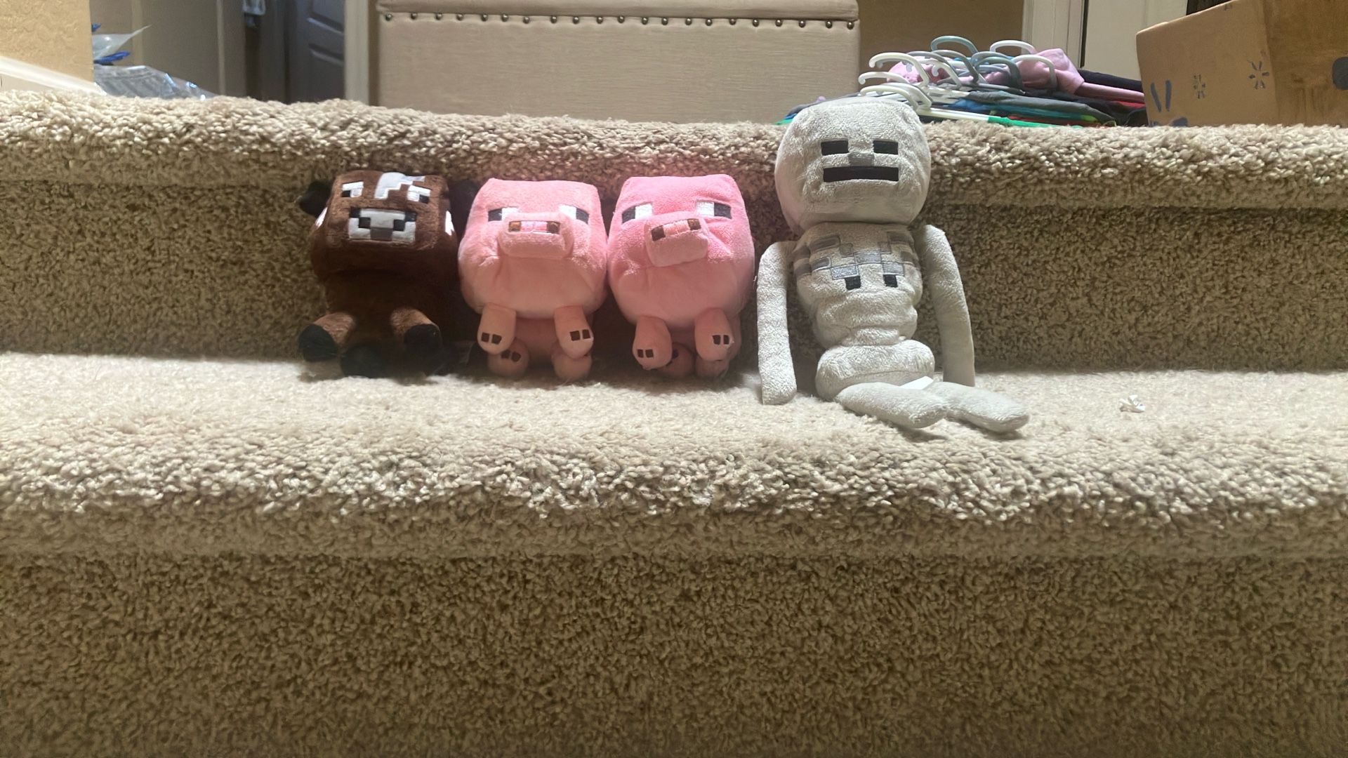 (4) Minecraft Plushies