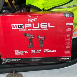 Milwaukee M12 Fuel Drills