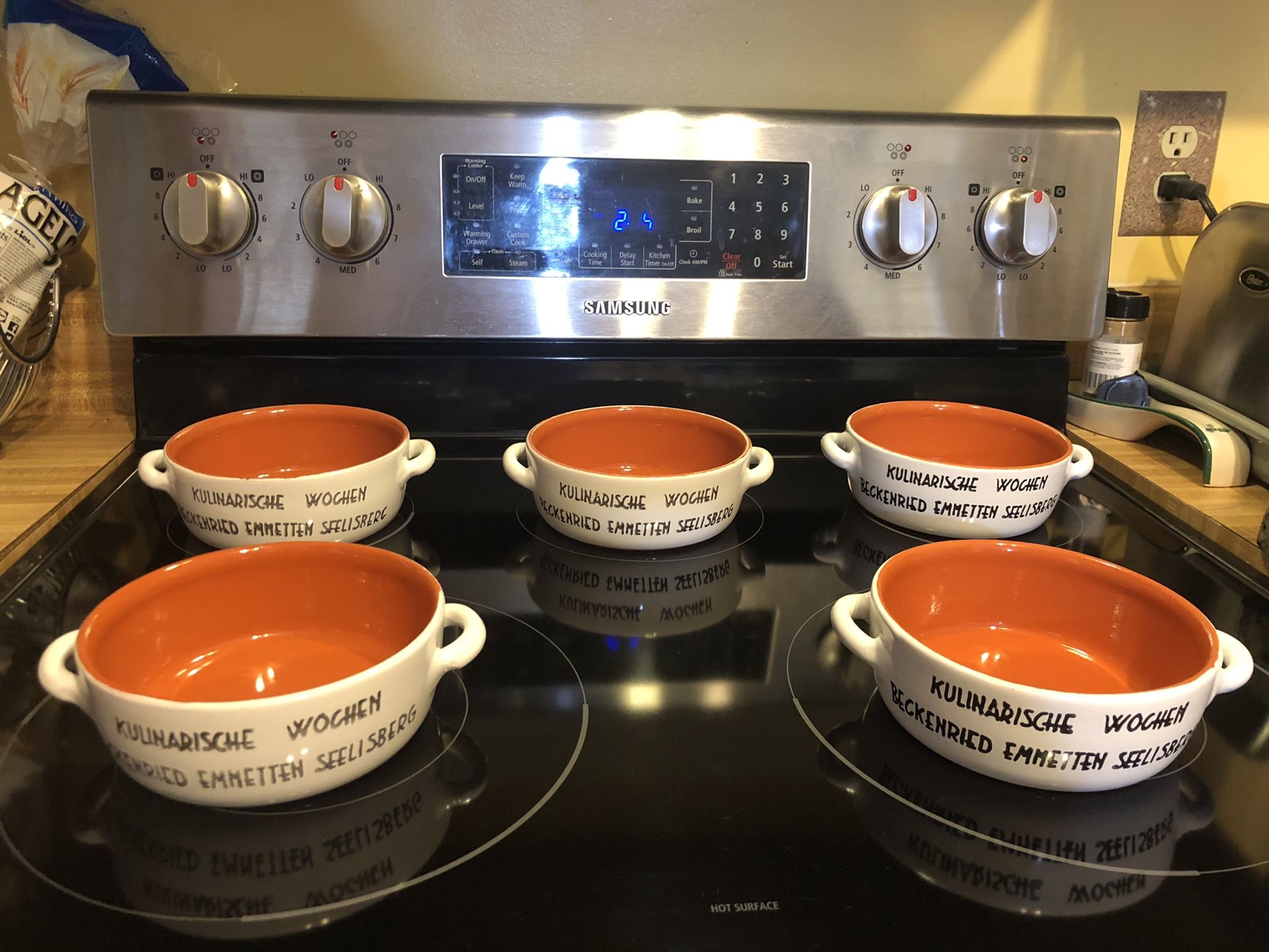 5pc Stoneware 20 Oz - Soup Bowls