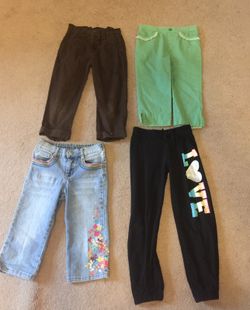 Girl's 4-piece Capri bundle, all size 6