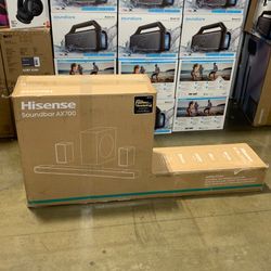 Hisense AX700 5.1.2 Ch. Soundbar Home Theater System - Dolby Atoms, Wireless Sub, 710W