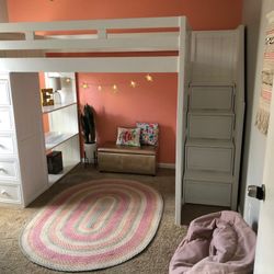 Full Loft Bed with Drawers