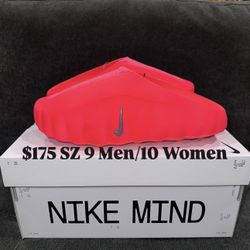 Nike Mind 001 Slide Solar Red 