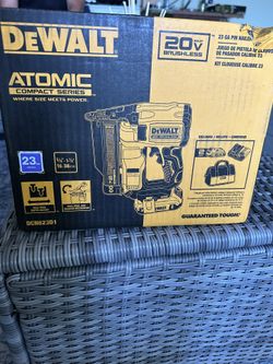 Dewalt 23 GA Pin Nailer Nail Gun