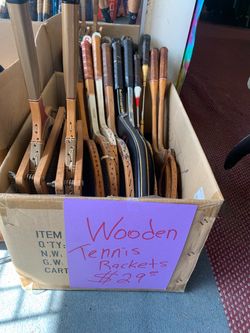 Vintage Wooden Tennis Racquets $29- Each