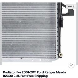 Ford Ranger 2001-2011 Radiator Mazda B2300 2.3L