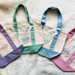 Trader Joe’s 2026 Mini Pastel Canvas Tote